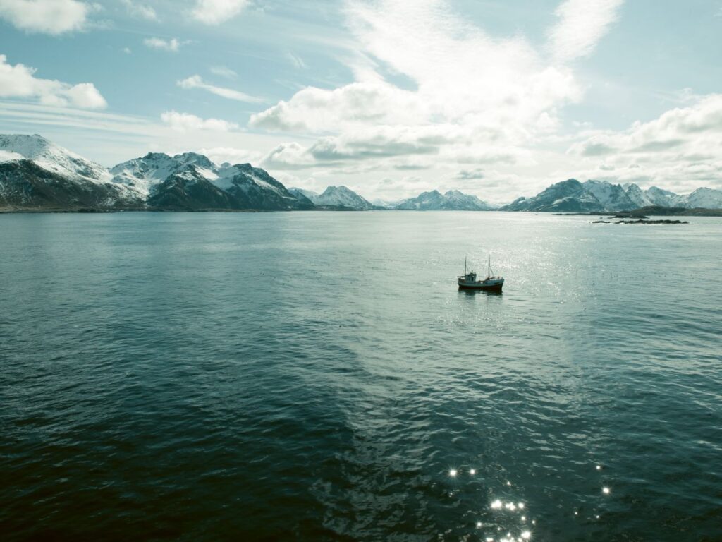Fischfangschiff auf der Nordsee